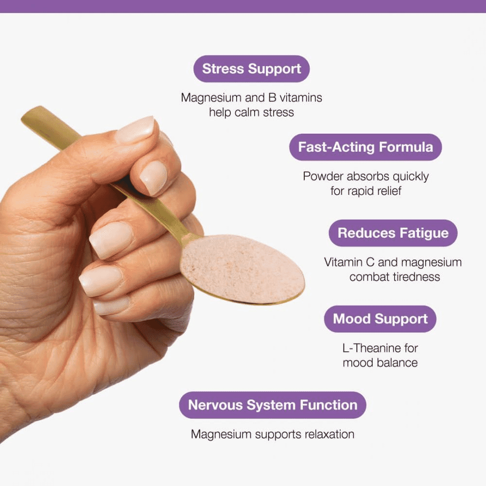 MegaMag Calmeze Raspberry Flavour 30 Servings (Formerly Nutri Adv. NUT-3363)