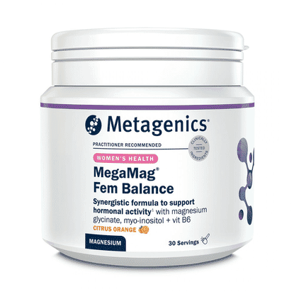 MegaMag Fem Balance Citrus Orange 30 Servings (Formerly Nutri Adv. NUT-3369)