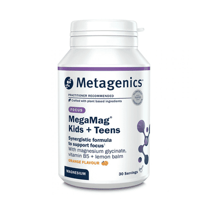 MegaMag Kids + Teens Orange Flavour 30 Servings (Formerly Nutri Adv. NUT-3373)