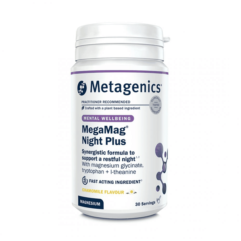 MegaMag Night Plus Chamomile Flavour 30 Servings (Formerly Nutri Adv. MegaMag Night Formula NUT-3361)