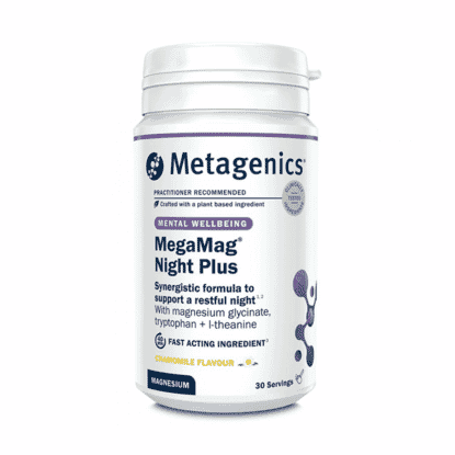 MegaMag Night Plus Chamomile Flavour 30 Servings (Formerly Nutri Adv. MegaMag Night Formula NUT-3361)