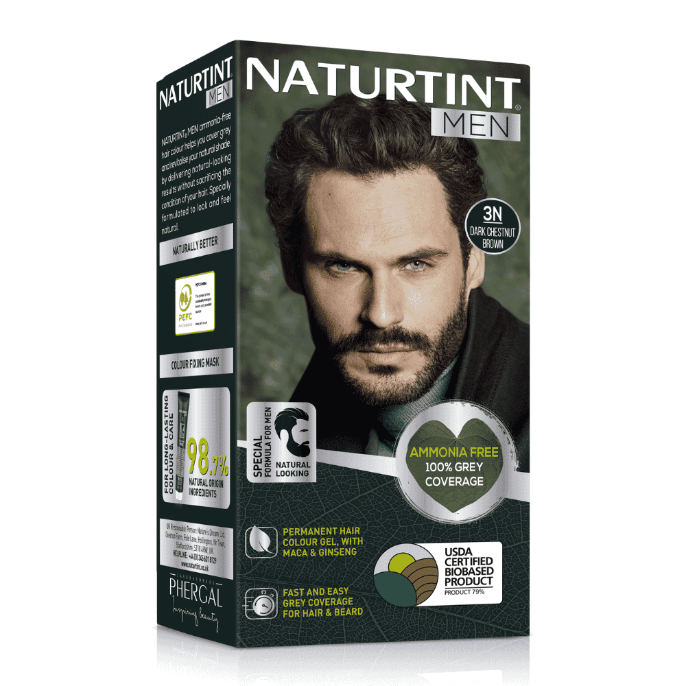 MEN 3N Dark Chestnut Brown Permanent Hair Colour Gel