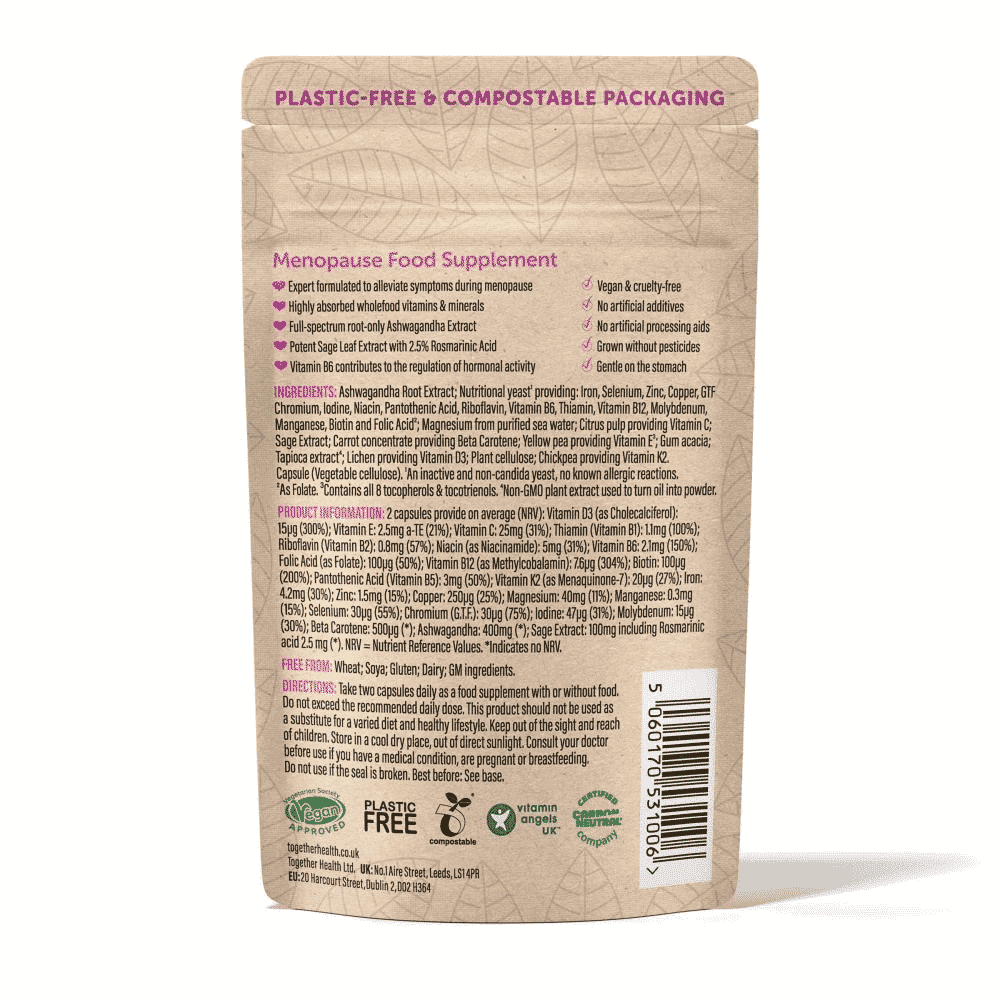 Menopause Wholefood Multivitamin 60s