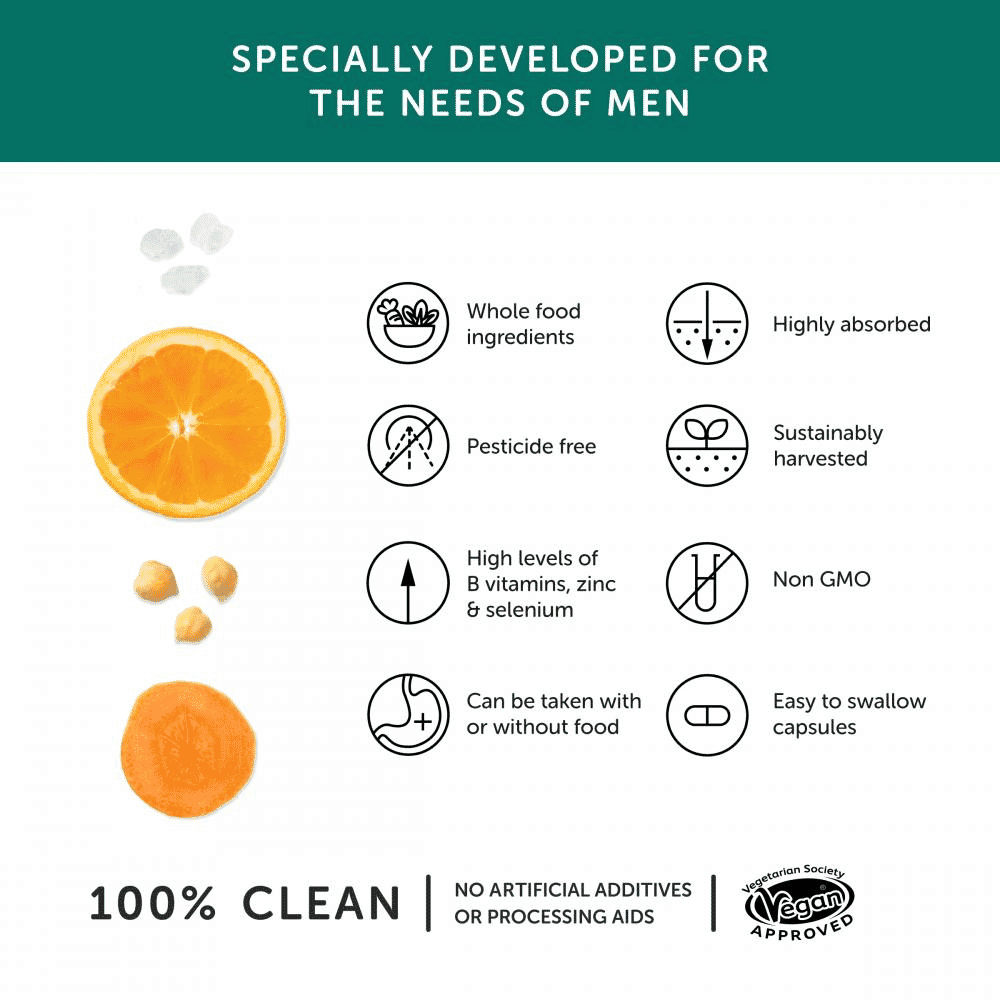 Men's Multi Wholefood Multivitamin 30s