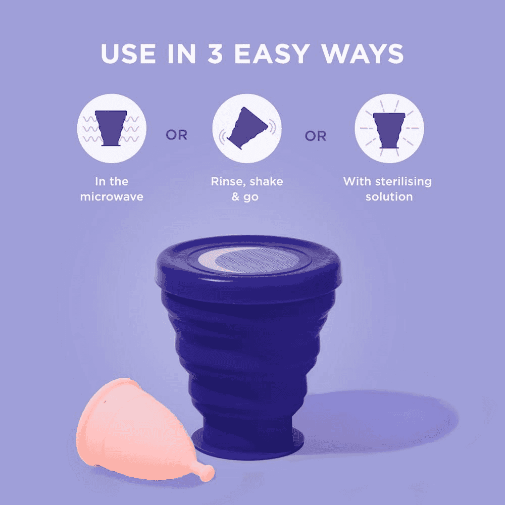 Menstrual Cup Cleaning Pot x 1