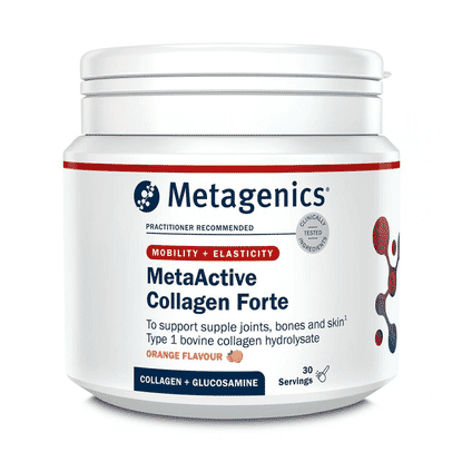 MetaActive Collagen Forte Orange Flavour 30 Servings (Formerly Nutri Adv. Collagen Forte NUT-6999)