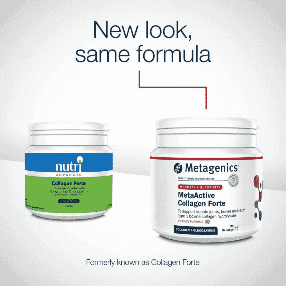 MetaActive Collagen Forte Orange Flavour 30 Servings