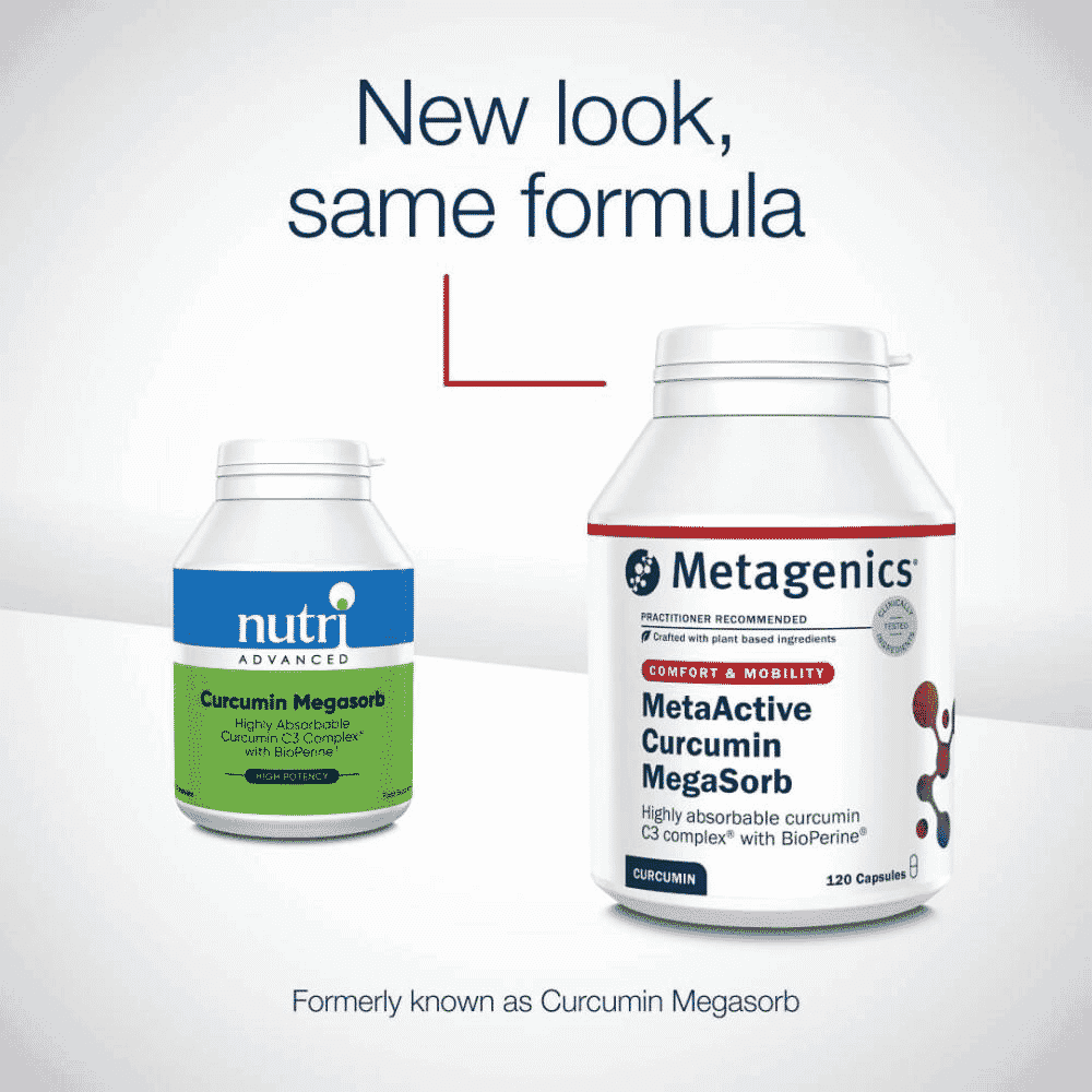 MetaActive Curcumin Megasorb 120s