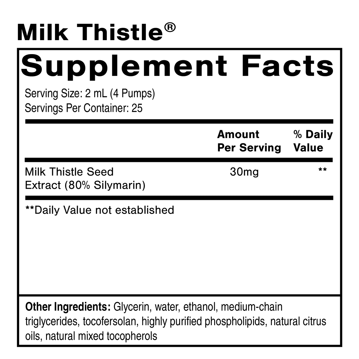Milk Thistle 50ml