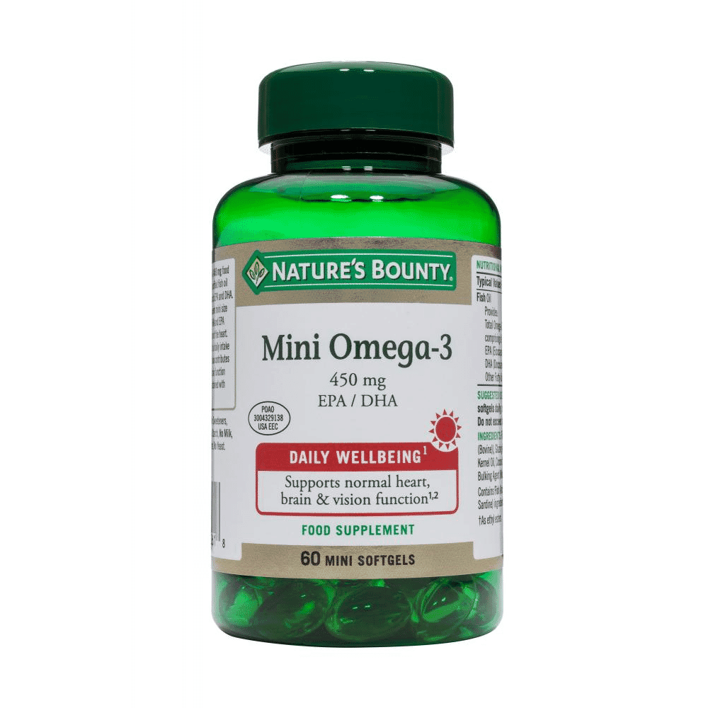 Mini Omega-3 450mg EPA/ DHA 60s