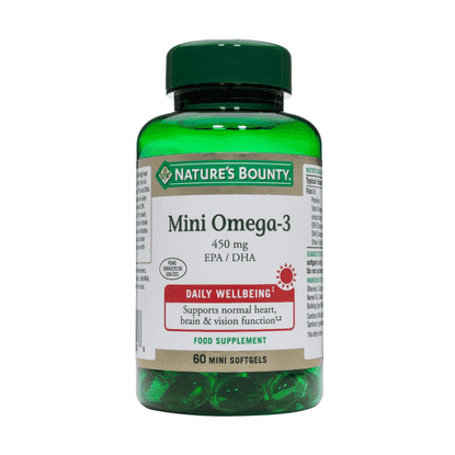 Mini Omega-3 450mg EPA/ DHA 60s