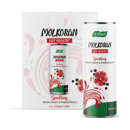 Molkosan Gut Health Sparkling Aronia Berry & Pomegranate 4x250ml