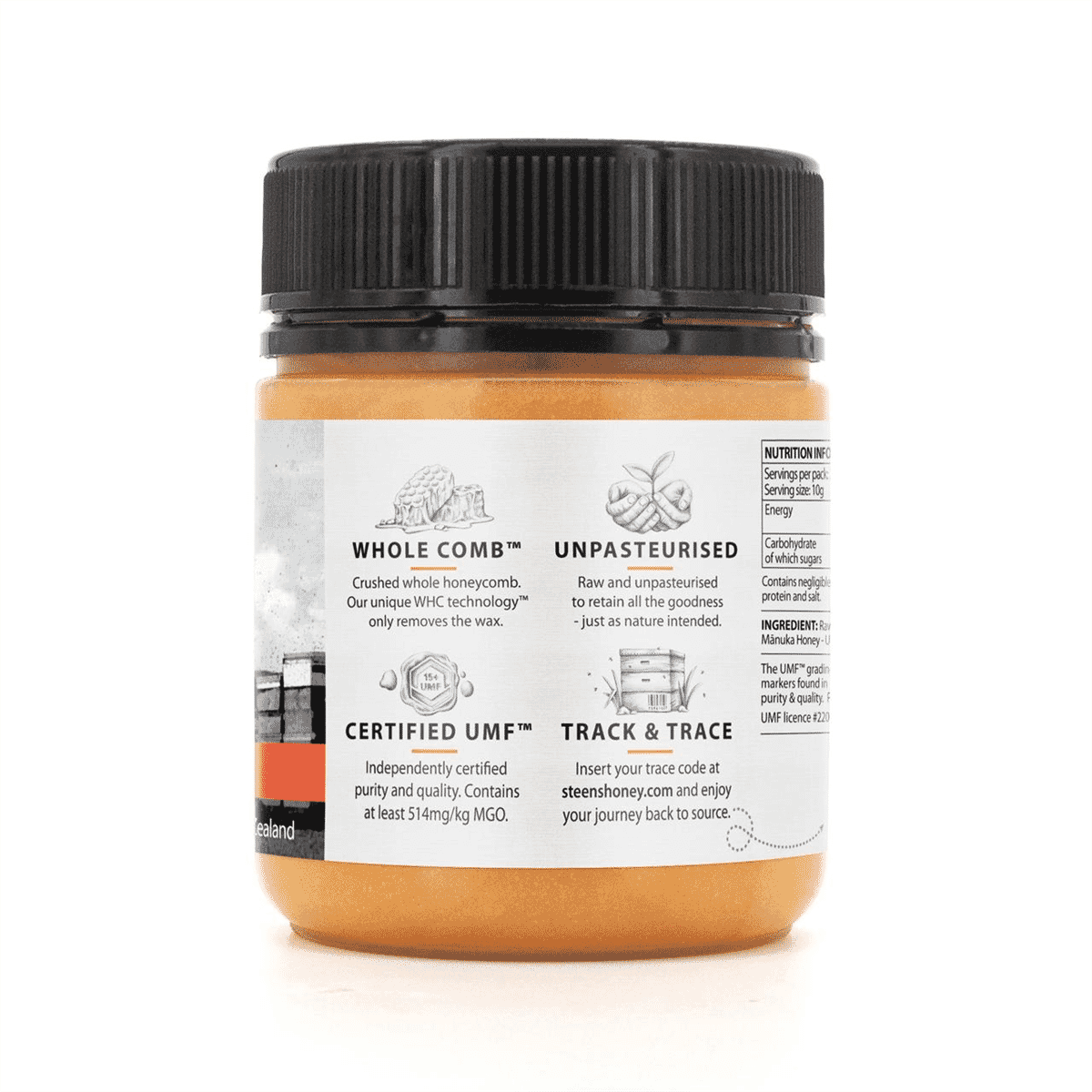 Monofloral Manuka Honey 515+ MGO 15+ UMF 225g