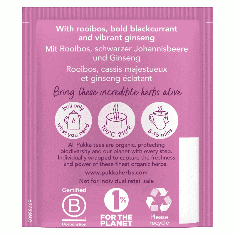 Morning Berry Organic Herbal Tea 20 Sachets