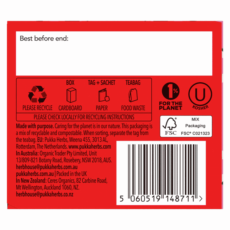 Morning Berry Organic Herbal Tea 20 Sachets