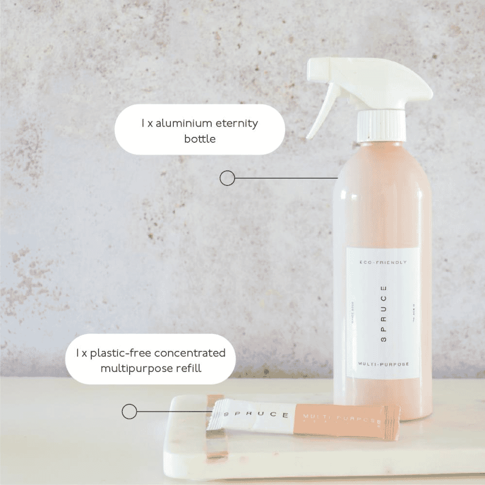 Multi-Purpose Cleaner Starter Kit 1 Reusable Bottle + 4g Refill (500ml)