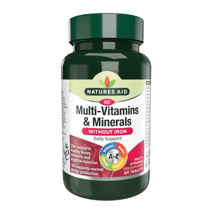 Multi-Vitamins & Minerals (Without Iron) Tablets 60s