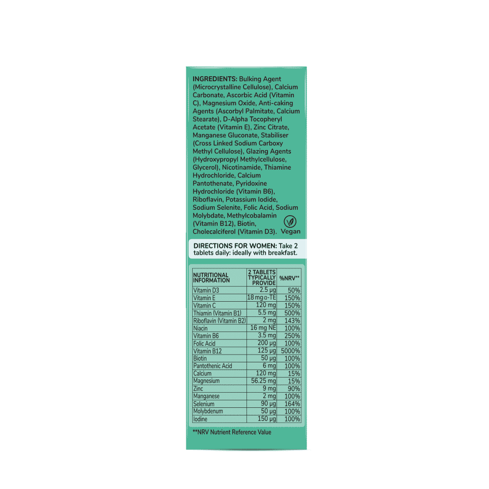 Multivitamin for Women Taking HRT 60s