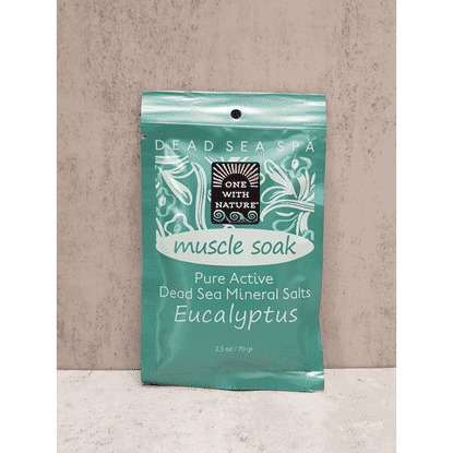 Muscle Soak Pure Active Dead Sea Mineral Salts Eucalyptus 70g