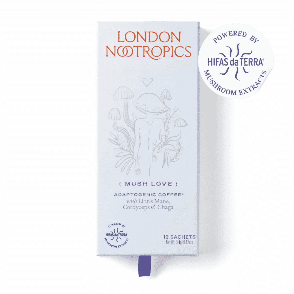 Mush Love Coffee with Lion's Mane, Cordyceps & Chaga 12 Sachets