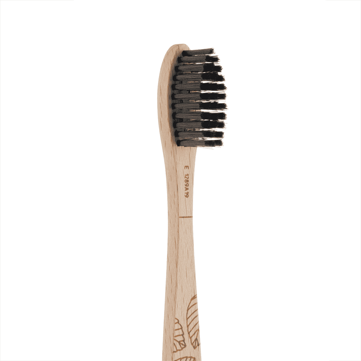 Natural Beech Toothbrush Soft (Black)