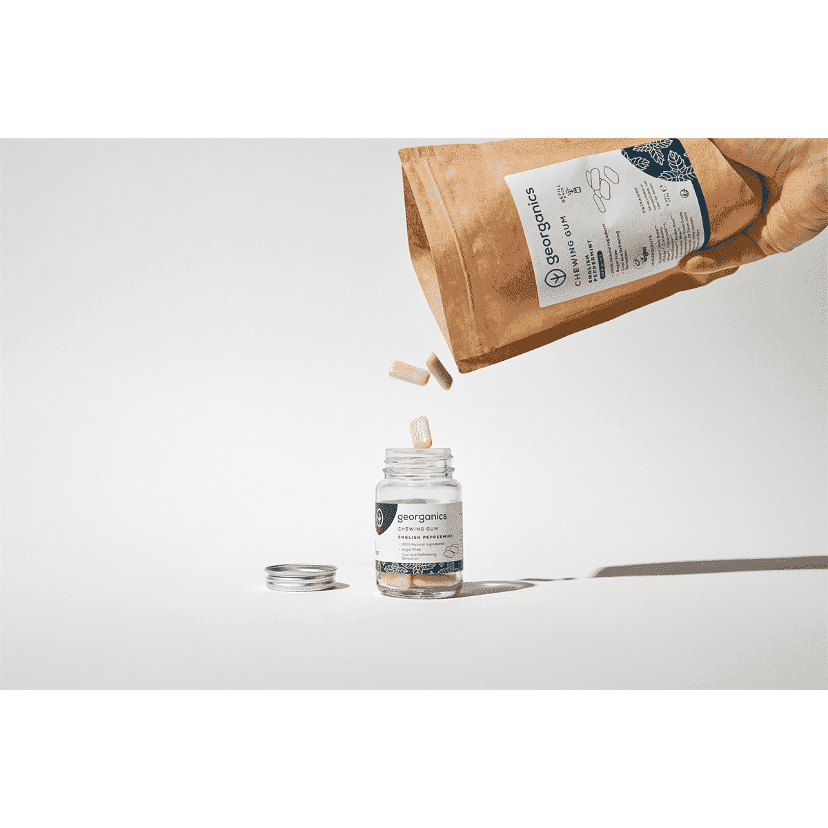 Natural Chewing Gum Refill 140 pieces