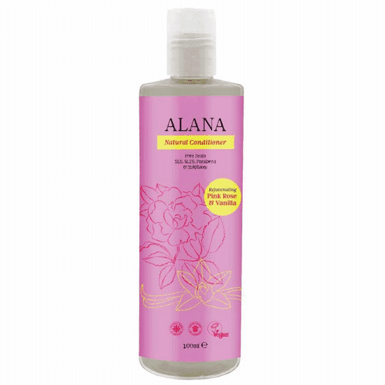 Natural Conditioner Rejuvenating Pink Rose & Vanilla 100ml (Travel Size)