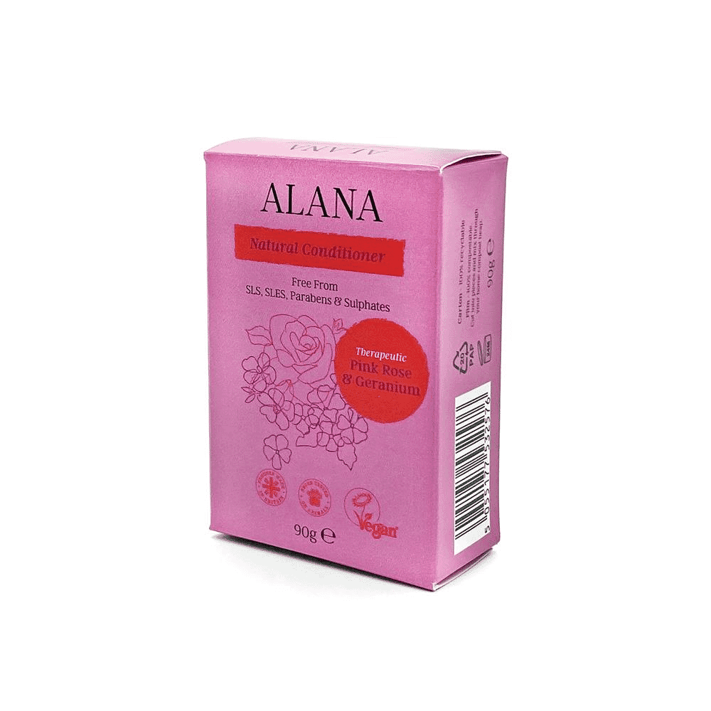 Natural Conditioner Therapeutic Pink Rose & Geranium (Bar) 90g