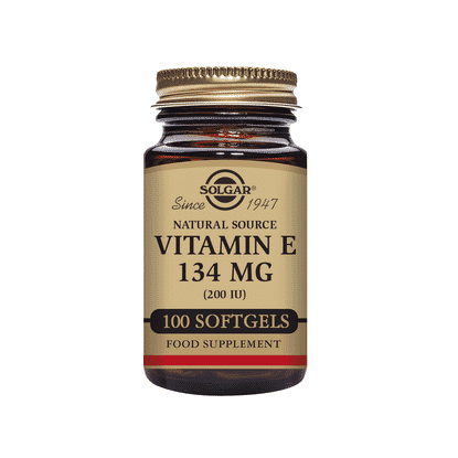 Natural Source Vitamin E 134mg (200iu) 100 Vegetable Softgels