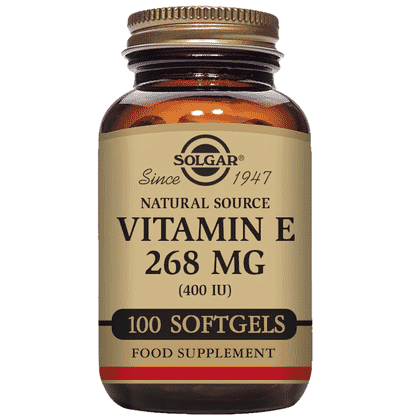 Natural Source Vitamin E 268mg (400iu) 100 Softgels