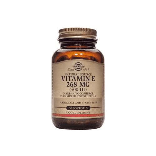 Natural Source Vitamin E 268mg (400iu) 50 Softgels