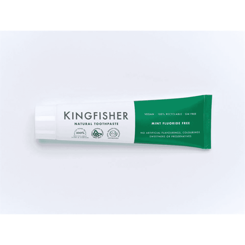 Natural Toothpaste Mint Fluoride Free 100ml (Dark Green)