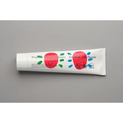 Natural Toothpaste Strawberry with Fluoride 100ml (White)