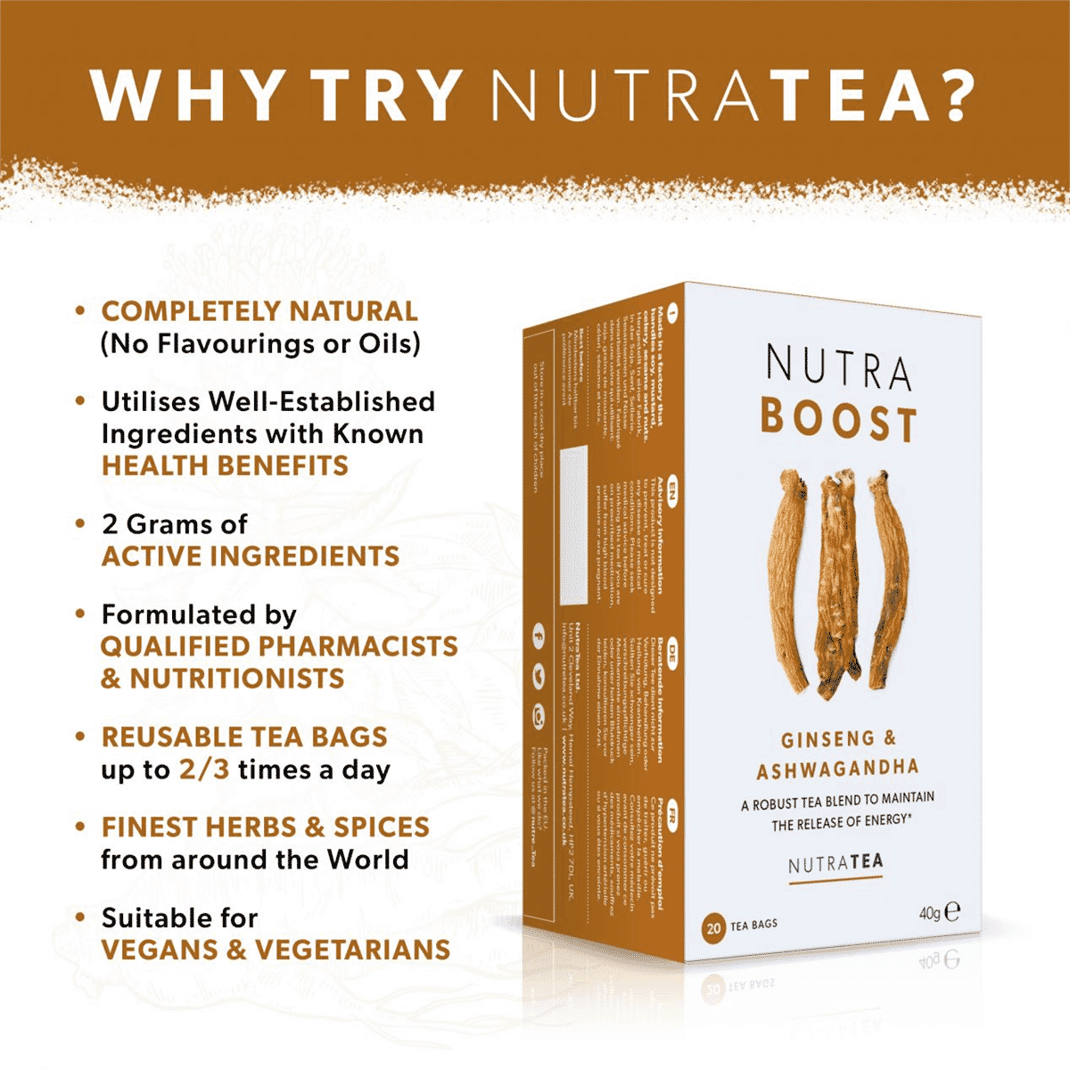 Nutra Boost 20 Tea Bags