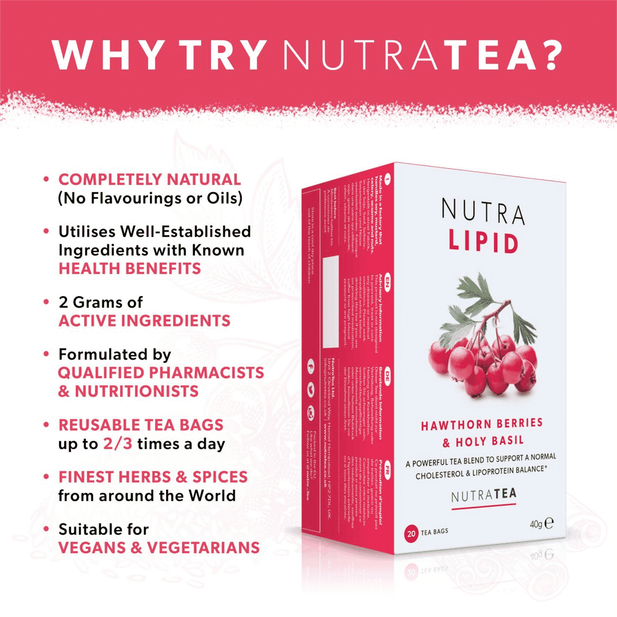 Nutra Lipid 20 Tea Bags
