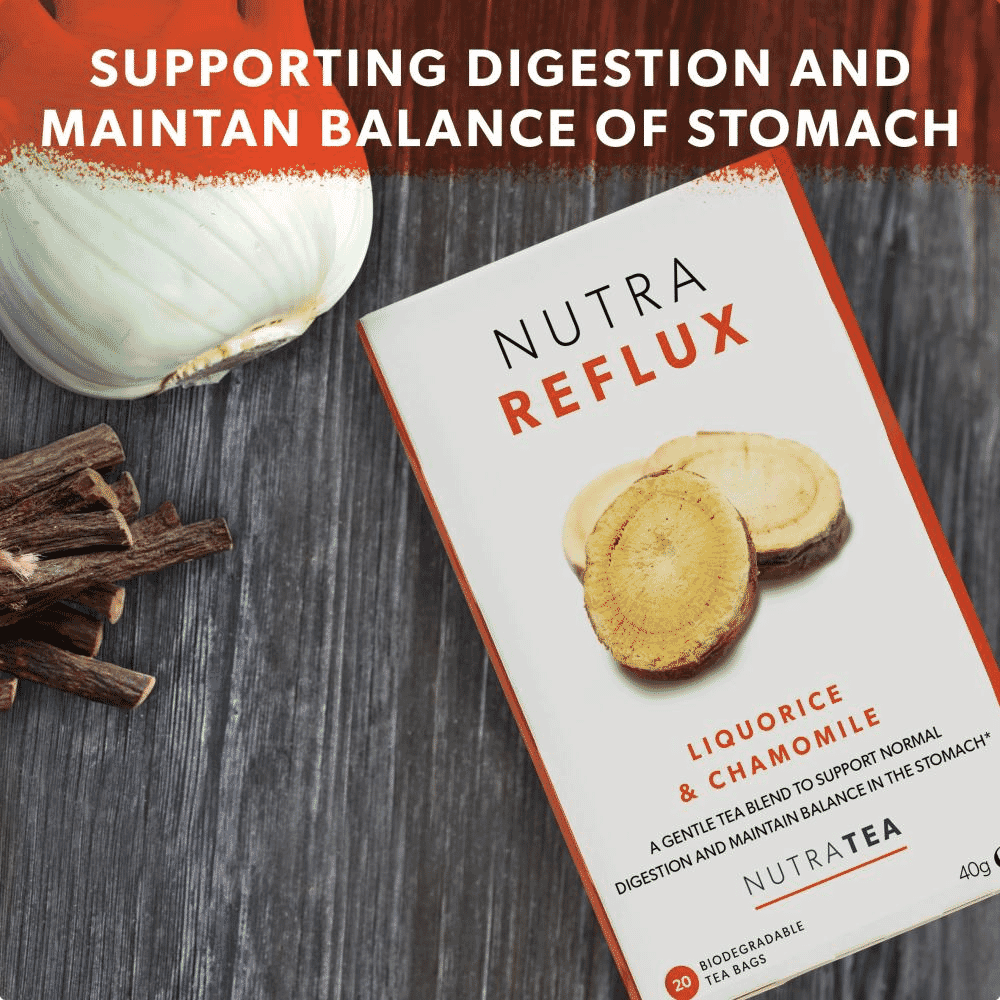 Nutra Reflux Liquorice & Chamomile Tea Bags 20s