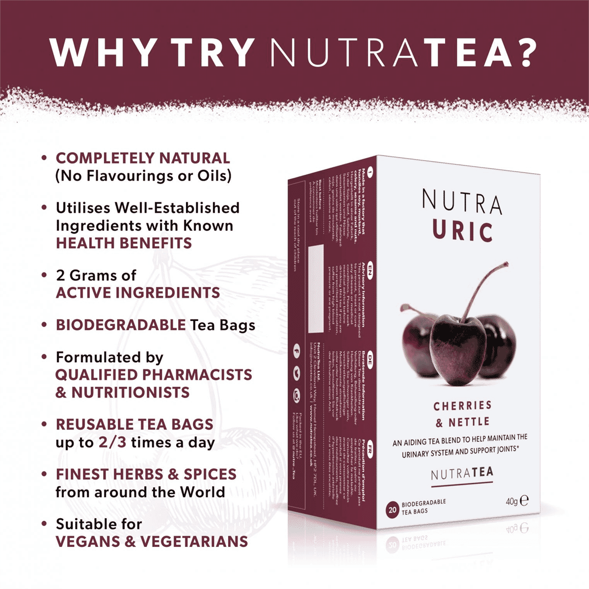 Nutra Uric 20 Tea Bags