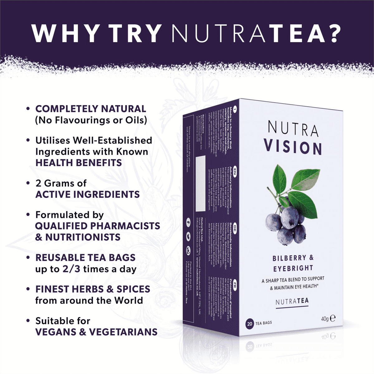 Nutra Vision 20 Tea Bags