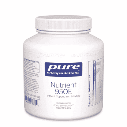 Nutrient 950E without Copper, Iron & Iodine 180s
