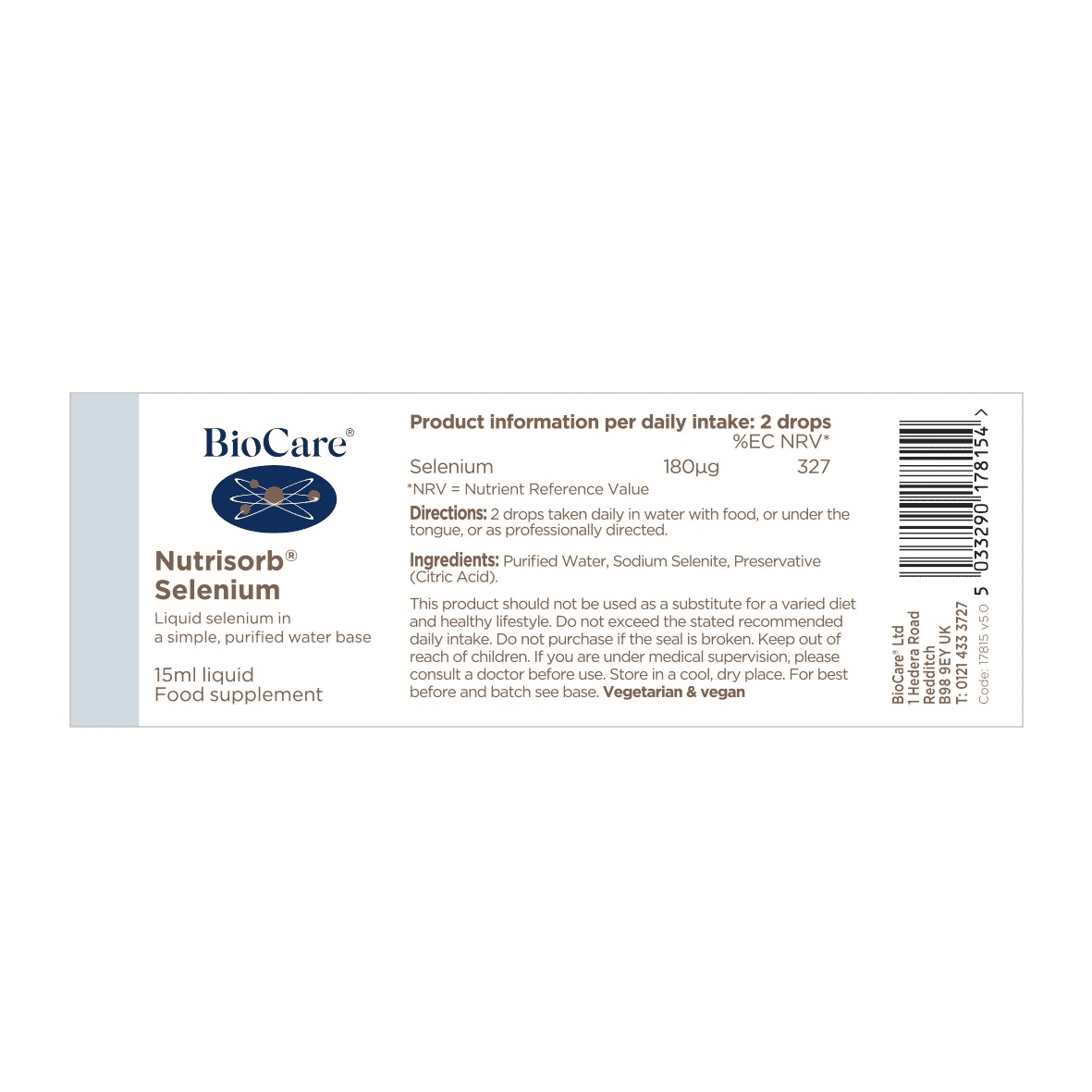 Nutrisorb Selenium 15ml