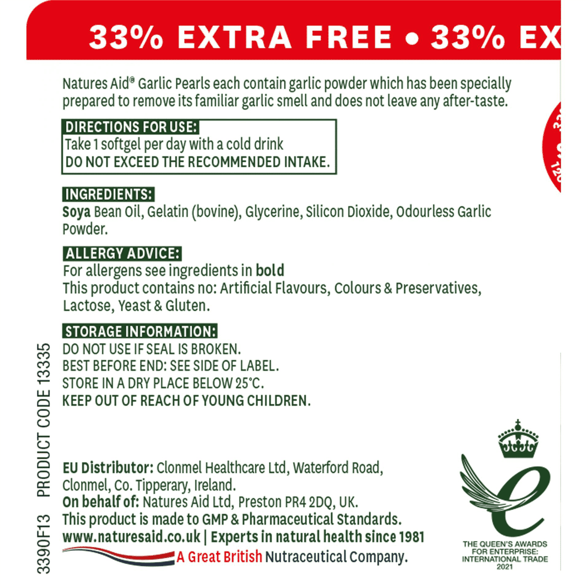 Odourless Garlic Pearls (No After-Taste) 120s