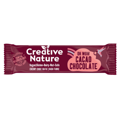 Oh Wow Cacao Chocolate Chewy Choc Oatie Bar 38g SINGLE