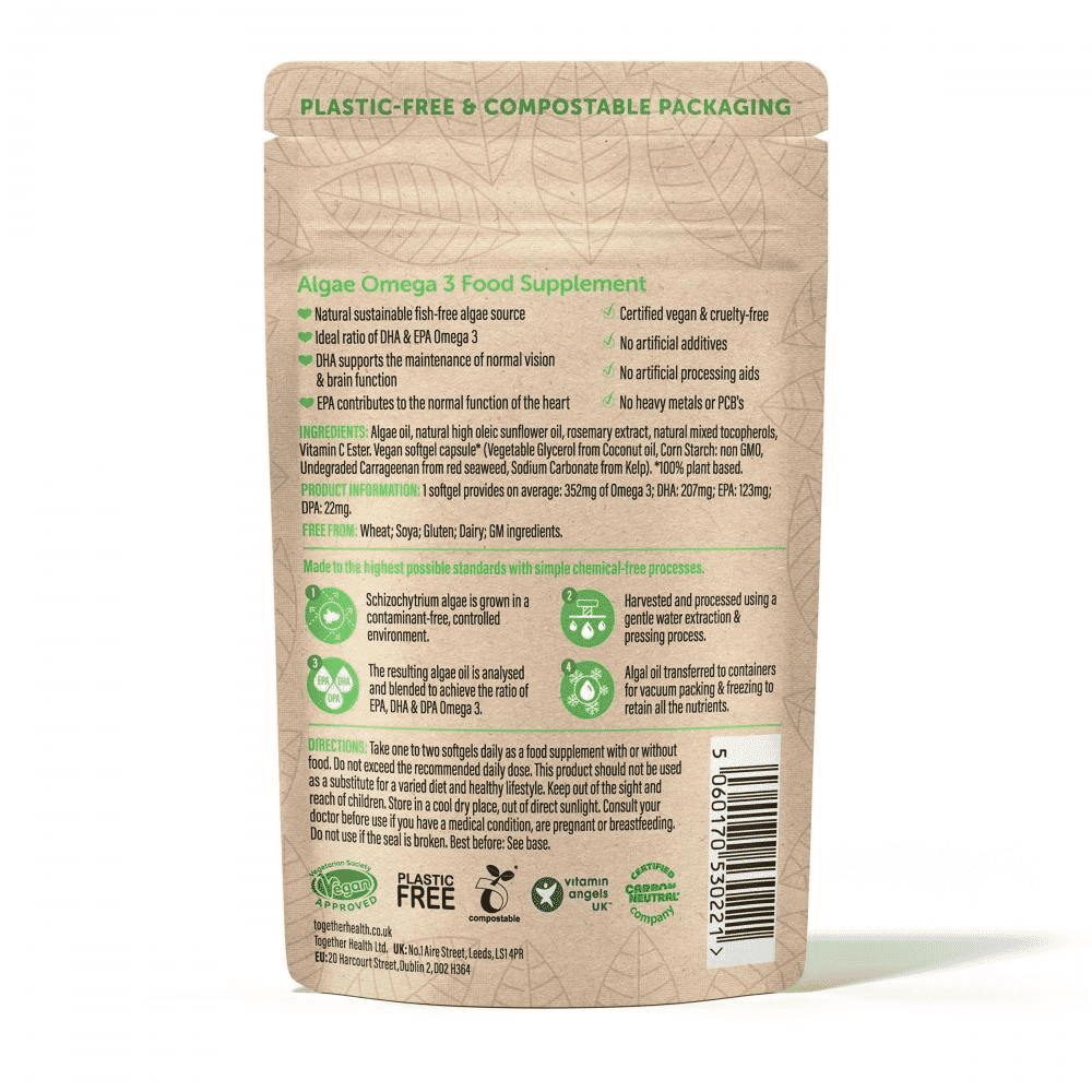 Omega 3 Algae Vegan Source 30s