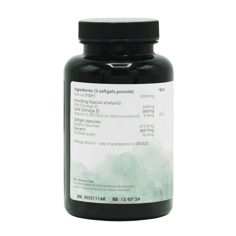 Omega 3 Fish Oil 3000mg 90s