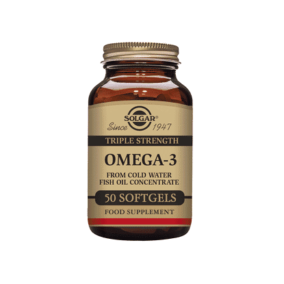 Omega-3 Fish Oil (Triple Strength) 50 Softgels