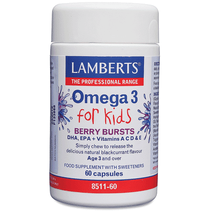 Omega 3 For Kids Berry Bursts 60s