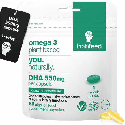 Omega 3 Plant Based DHA 550mg 60s