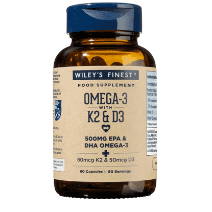 Omega-3 with K2 & D3 500mg 60s