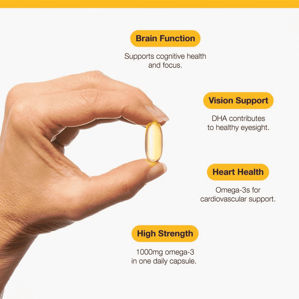 OmegaGenics High Strength Omega-3 Fish Oil 60s