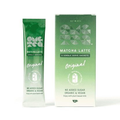 OMGTea Matcha Latte Sachets Original No Added Sugar 6x10g